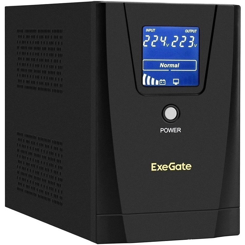 ИБП ExeGate SpecialPro Smart LLB-1600.LCD.AVR.2SH.3C13 - фото 1