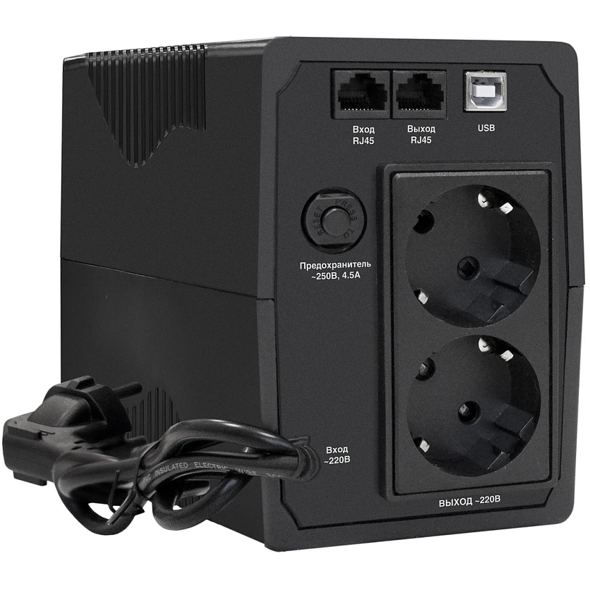 ИБП ExeGate SpecialPro UNB-800 LED (EURO) - фото 2