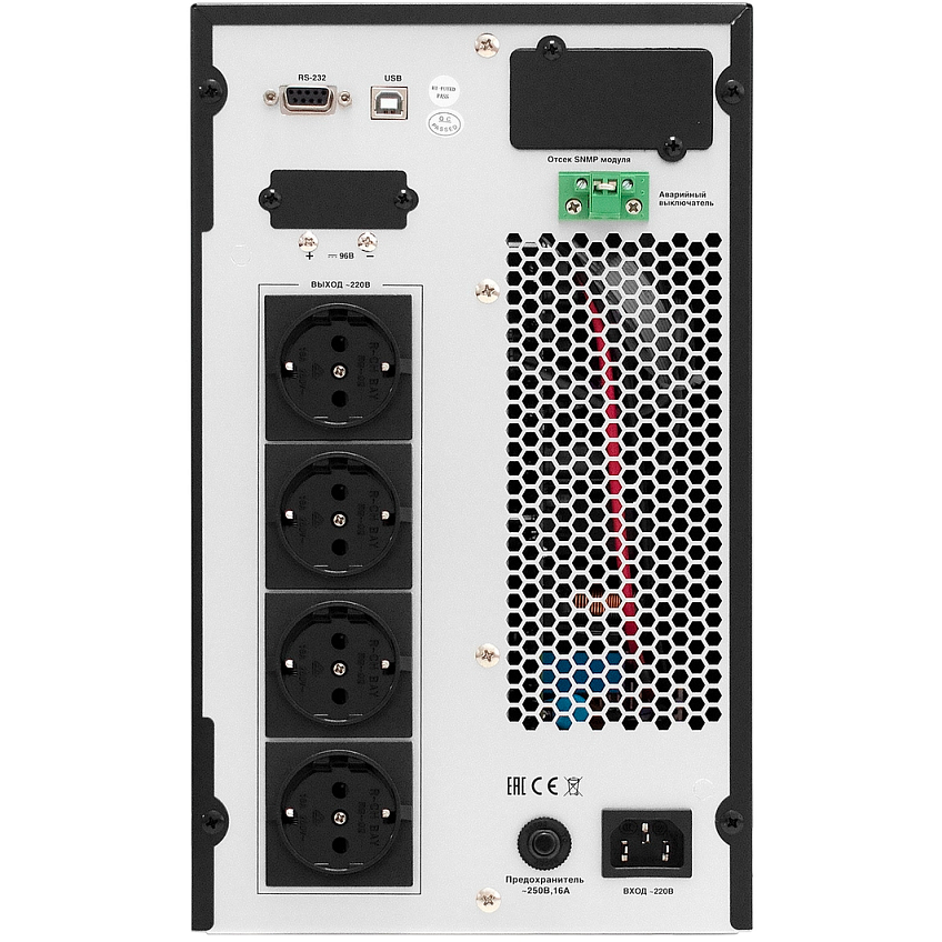 ИБП ExeGate PowerExpert TL-2000.72V.LCD.AVR.3SH.USB.RS232.SNMP - фото 3