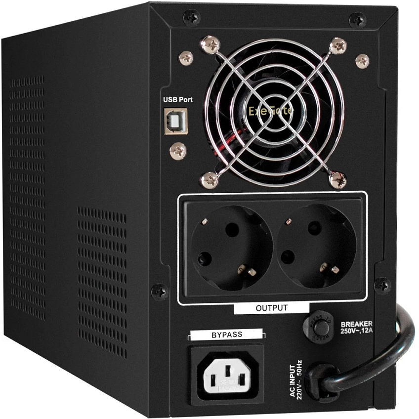 ИБП ExeGate SineTower SN-1000.LCD.AVR.2SH.1C13.USB - фото 2