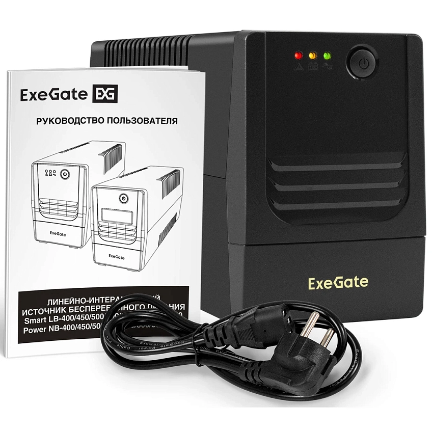 ИБП ExeGate Power NB-650.LED.AVR.4C13 - фото 2