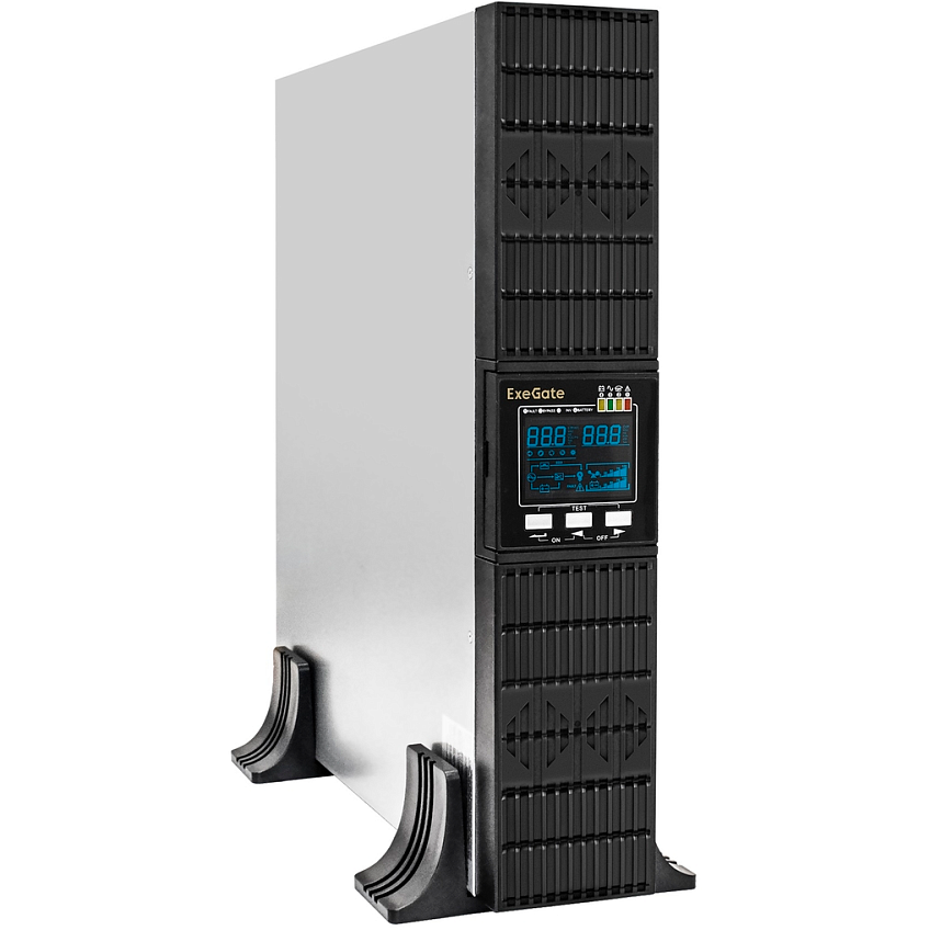 ИБП ExeGate PowerExpert ULS-575-6kVA.LCD.AVR.T.USB.RS232.SNMP.2U - фото 1