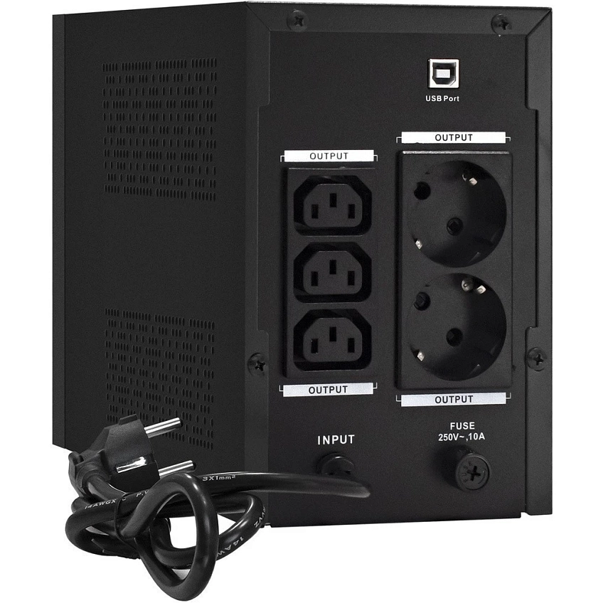 ИБП ExeGate SpecialPro Smart LLB-1200.LCD.AVR.2SH.3C13.USB - фото 2