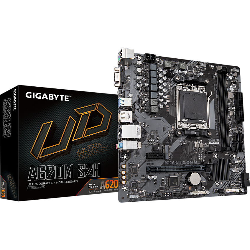 Материнская плата Gigabyte A620M S2H - фото 4