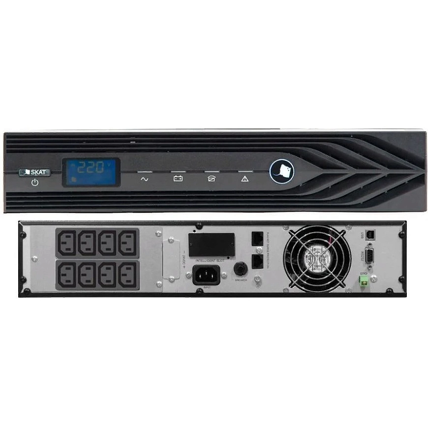 ИБП Бастион SKAT-UPS 1000 RACK+2x9Ah исп. E - фото 2