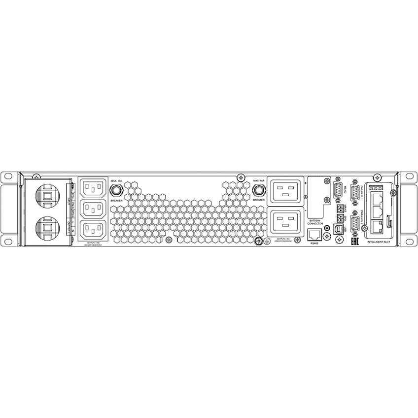 ИБП Бастион SKAT-UPS 6000-RACK-ON P3 - фото 4