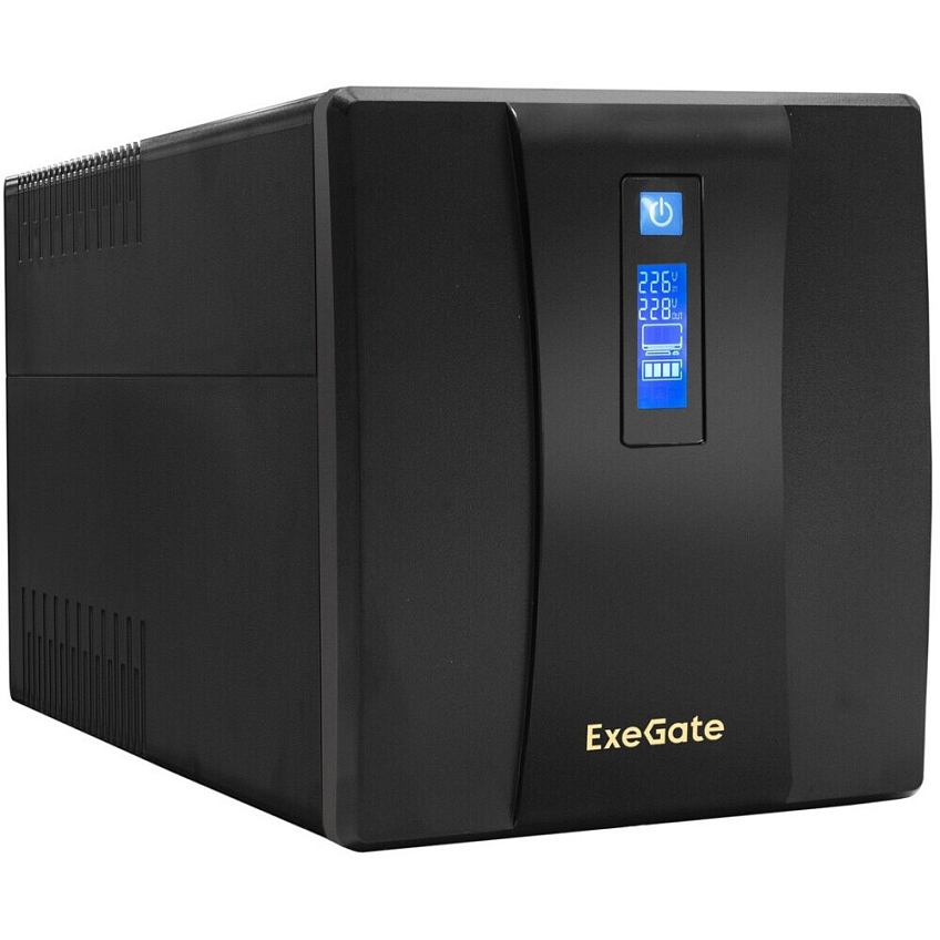 ИБП ExeGate SpecialPro Smart LLB-1200.LCD.AVR.4SH.USB - фото 1