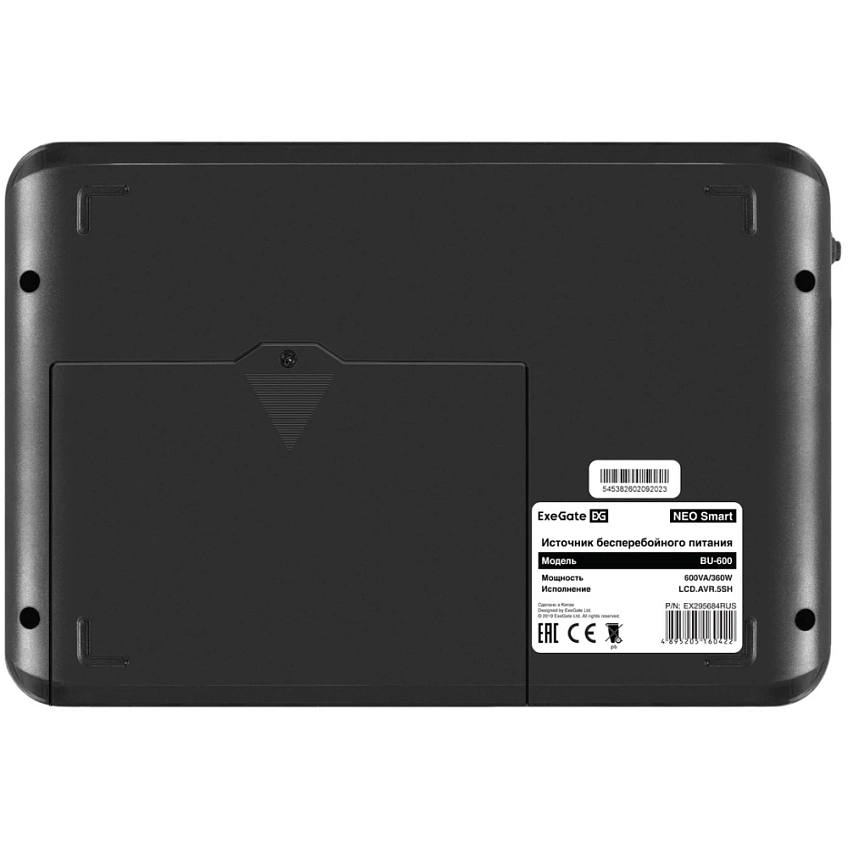 ИБП + батарея ExeGate NEO Smart BU-1000.LCD.AVR.5SH - фото 5