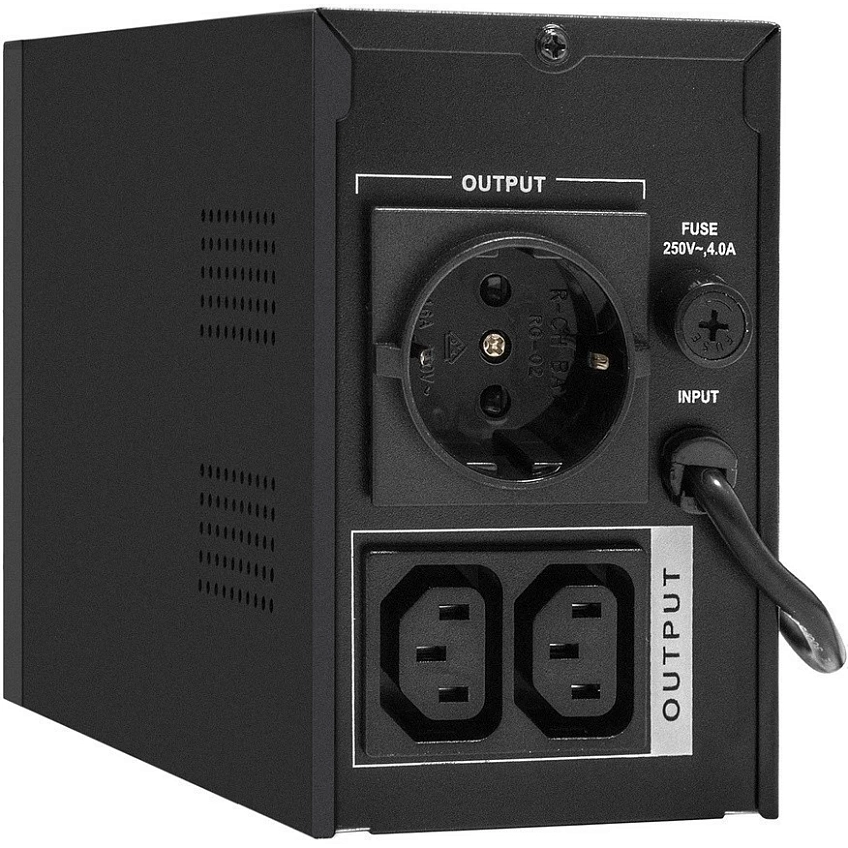 ИБП ExeGate Power Smart ULB-650.LCD.AVR.1SH.2C13 - фото 2