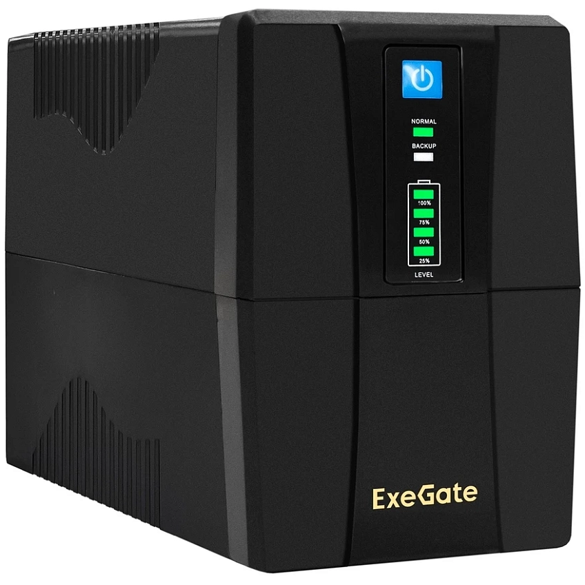 ИБП ExeGate Power Back BNB-850 LED (EURO,RJ) - фото 1