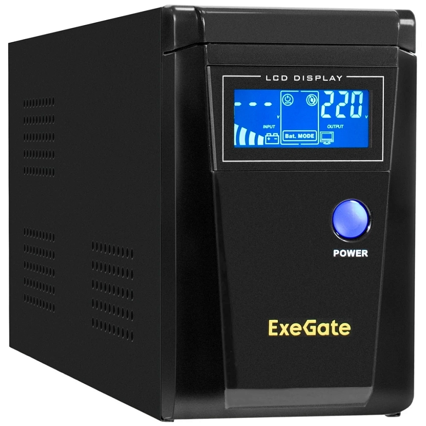 ИБП ExeGate SineTower SN-600.LCD.AVR.2SH - фото 1