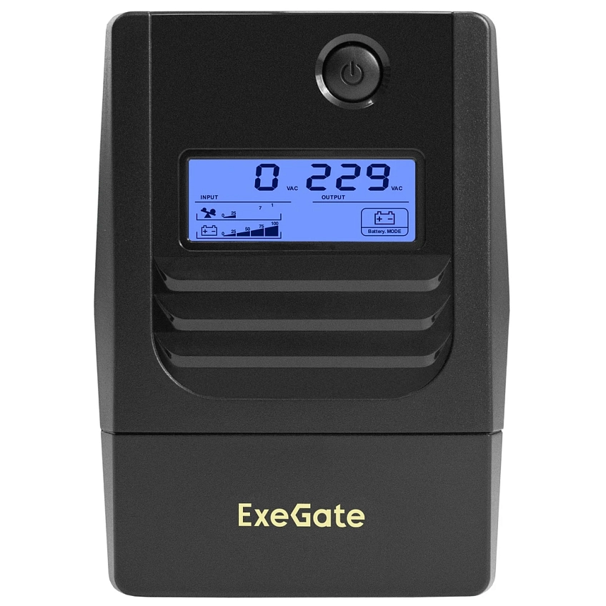 ИБП ExeGate Smart LB-1000.LCD.AVR.2SH.USB - фото 3