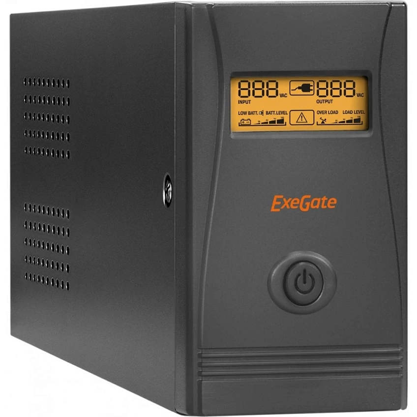 ИБП ExeGate Power Smart ULB-850 LCD (EURO,RJ,USB) - фото 1