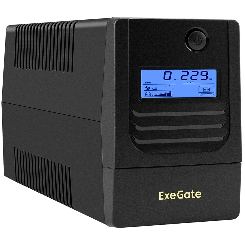 ИБП ExeGate Smart LB-800.LCD.AVR.2SH.USB - фото 1