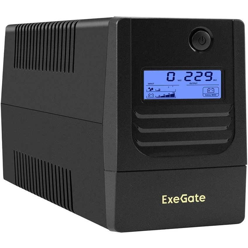 ИБП ExeGate Smart LB-500.LCD.AVR.2SH.USB - фото 1