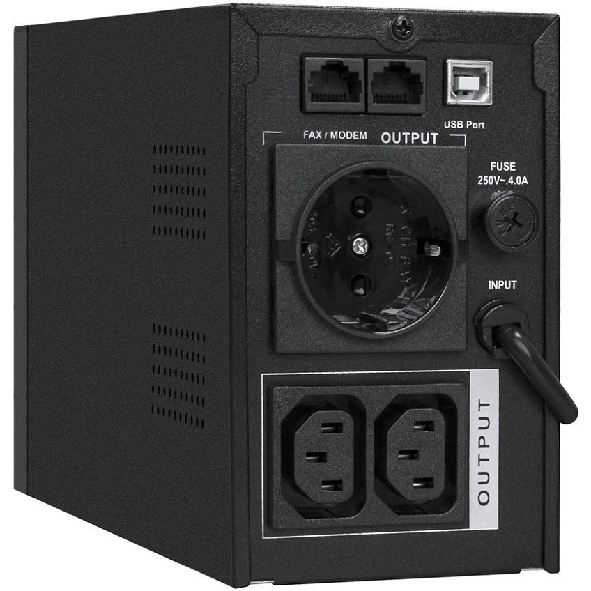 ИБП ExeGate SpecialPro Smart LLB-1000.LCD.AVR.1SH.2C13.RJ.USB - фото 2