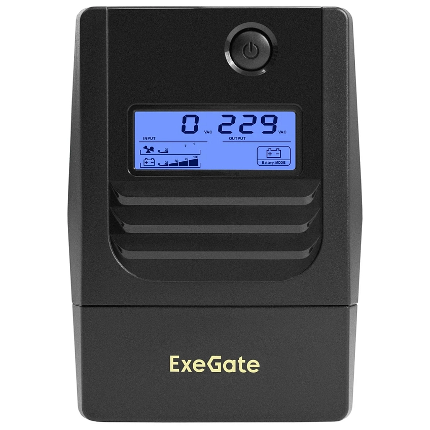 ИБП ExeGate Smart LB-1000.LCD.AVR.2SH - фото 3