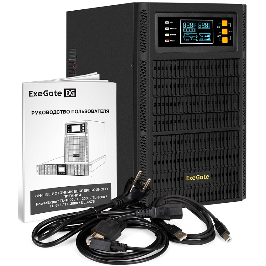 ИБП ExeGate PowerExpert TL-2000.72V.LCD.AVR.3SH.USB.RS232.SNMP - фото 6