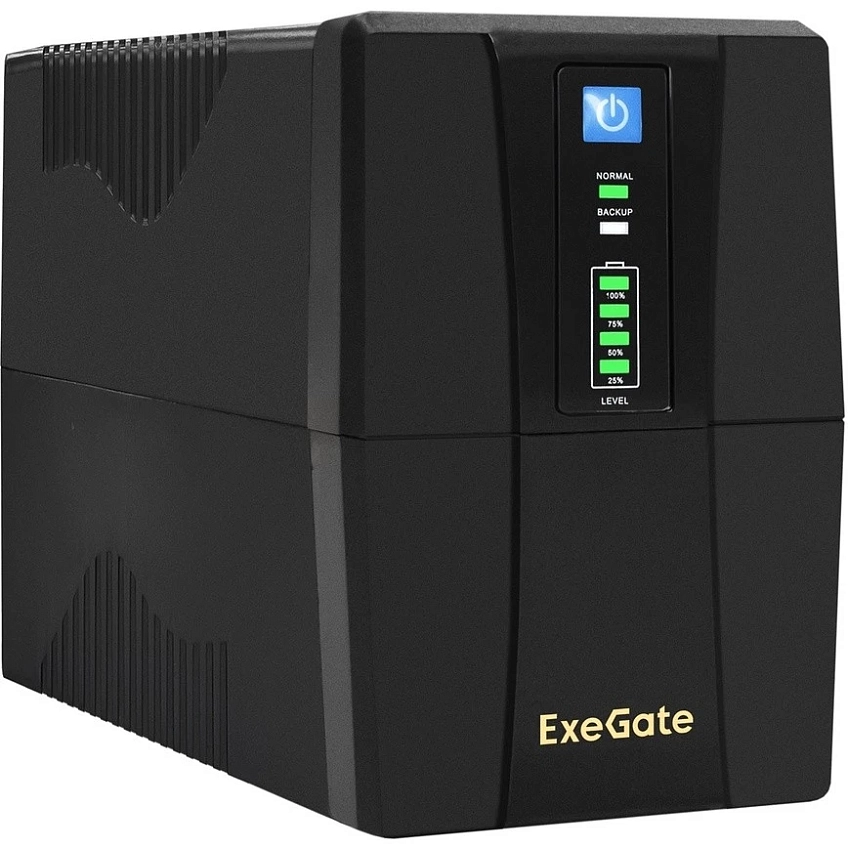 ИБП ExeGate Power Back BNB-650.LED.AVR.2SH.RJ.USB - фото 1