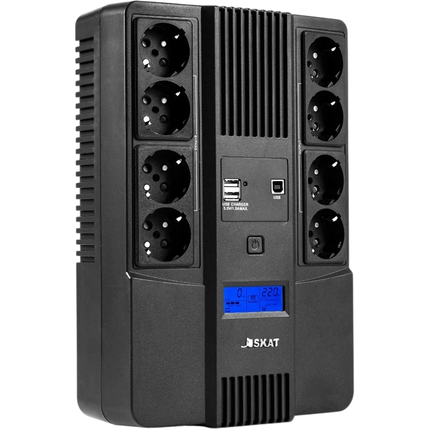 ИБП Бастион SKAT-UPS 1000-AID-IN-1x9-8 - фото 2