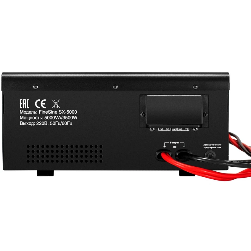 ИБП + батарея ExeGate FineSine SX-5000.LCD.AVR.2SH.T + 4x HRL 12-45 (45Ач) - фото 7
