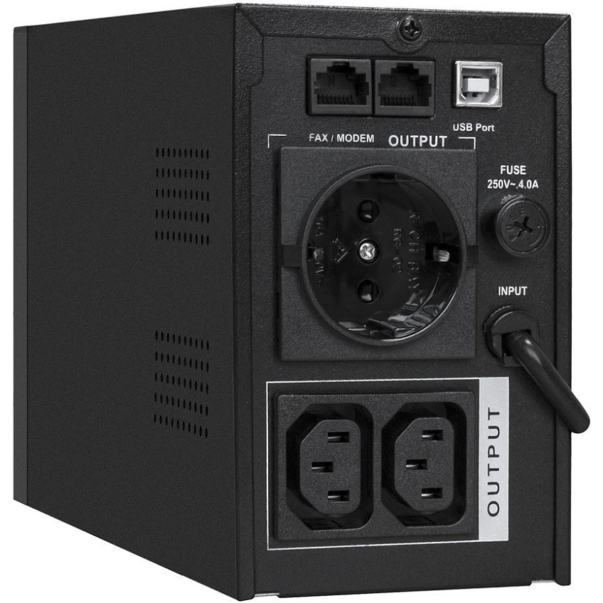 ИБП ExeGate SpecialPro Smart LLB-650.LCD.AVR.1SH.2C13.RJ.USB - фото 2