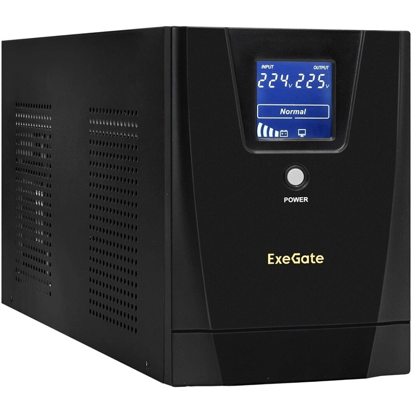 ИБП ExeGate SpecialPro Smart LLB-3000.LCD.AVR.3SH.2C13.RJ.USB - фото 1