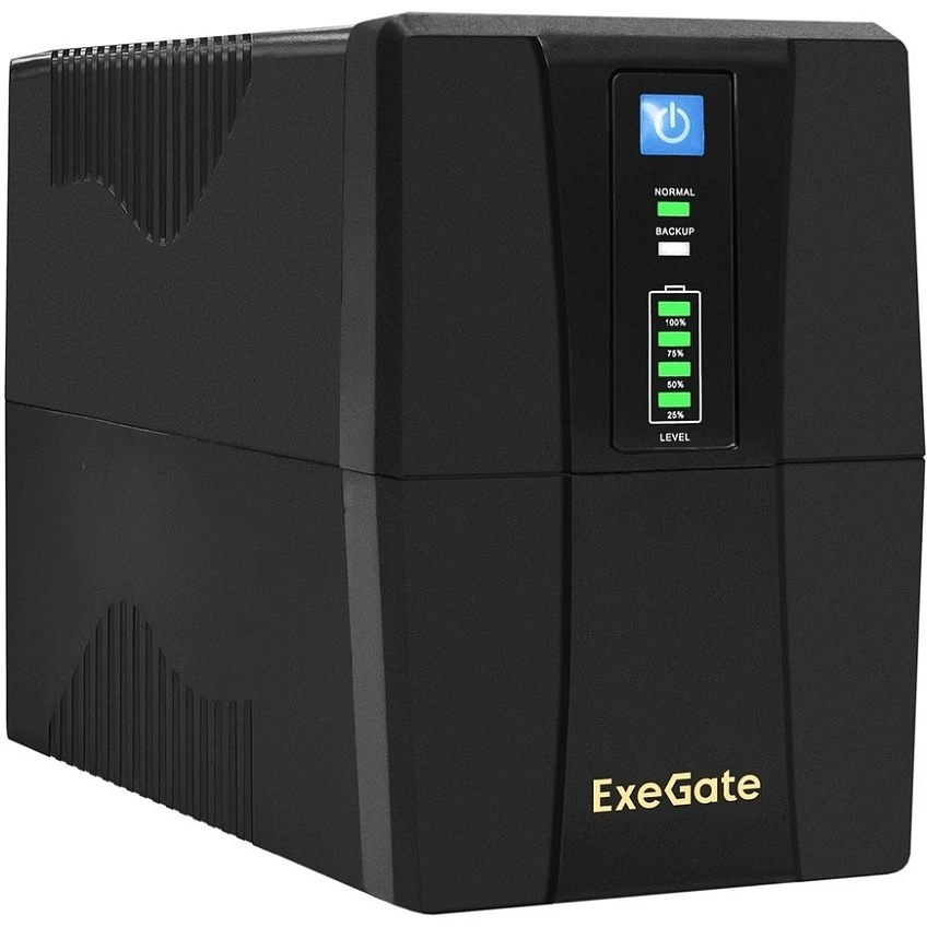 ИБП ExeGate Power Back BNB-850.LED.AVR.2SH.RJ.USB - фото 1