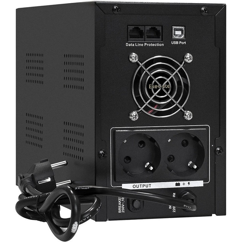 ИБП ExeGate SpecialPro Smart LLB-2000.LCD.AVR.2SH.RJ.USB - фото 2