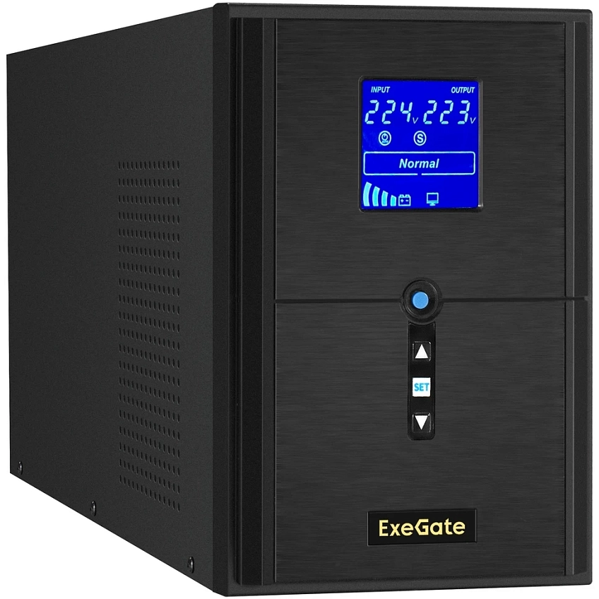 ИБП ExeGate SineTower SZ-2000.LCD.AVR.3SH.1C13.USB - фото 1