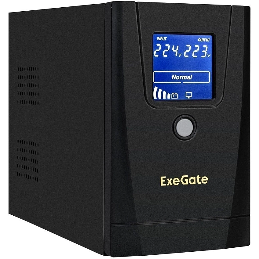 ИБП ExeGate SpecialPro Smart LLB-650.LCD.AVR.1SH.2C13.RJ.USB - фото 1
