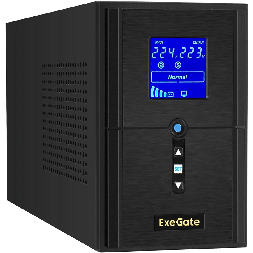 ИБП ExeGate SineTower SZ-1000.LCD.AVR.2SH.1C13.USB - фото 1