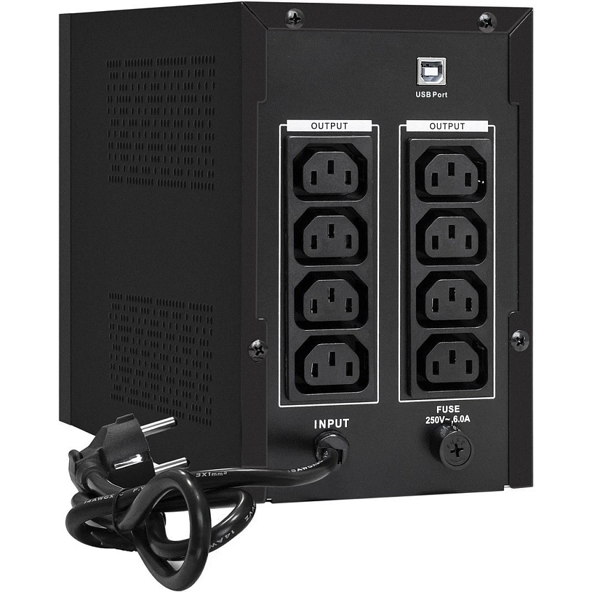 ИБП ExeGate SpecialPro Smart LLB-1500.LCD.AVR.8C13.USB - фото 2
