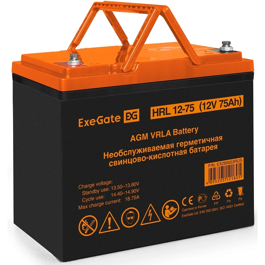 ИБП ExeGate IdealSine SR-1500.LCD.2SH + 2x HRL 12-75 (75Ач) - фото 7