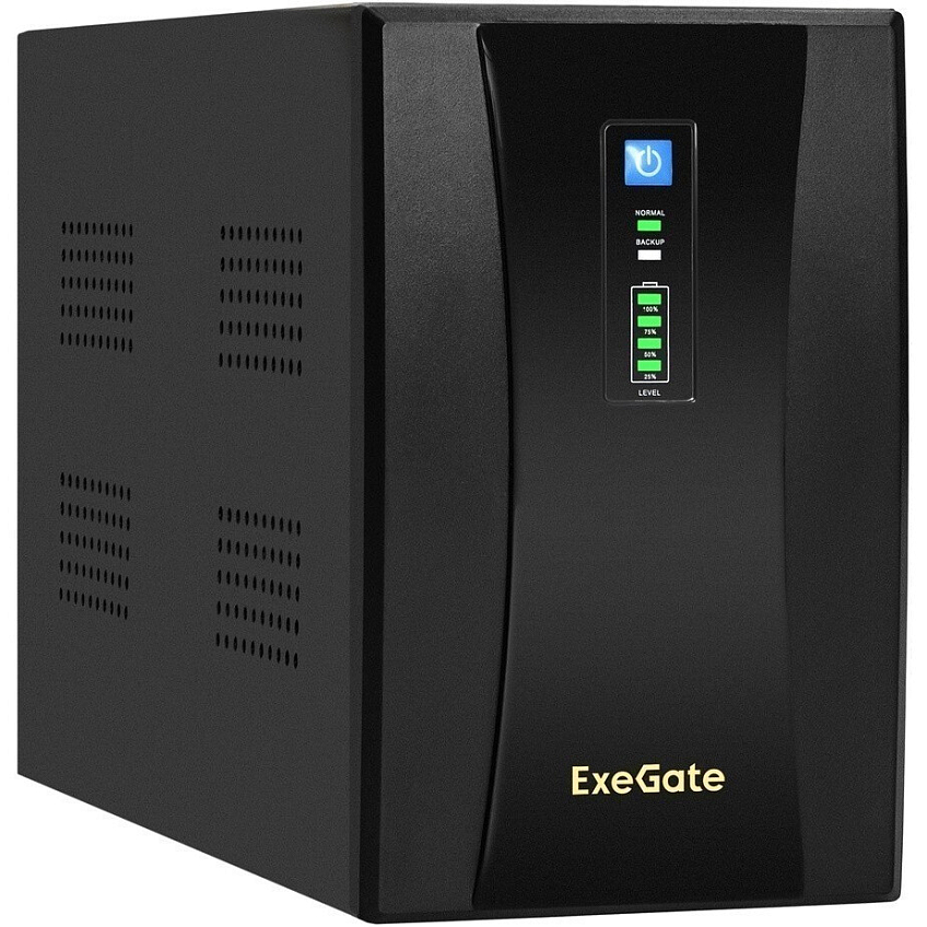 ИБП ExeGate SpecialPro UNB-2000.LED.AVR.4C13.RJ.USB - фото 1