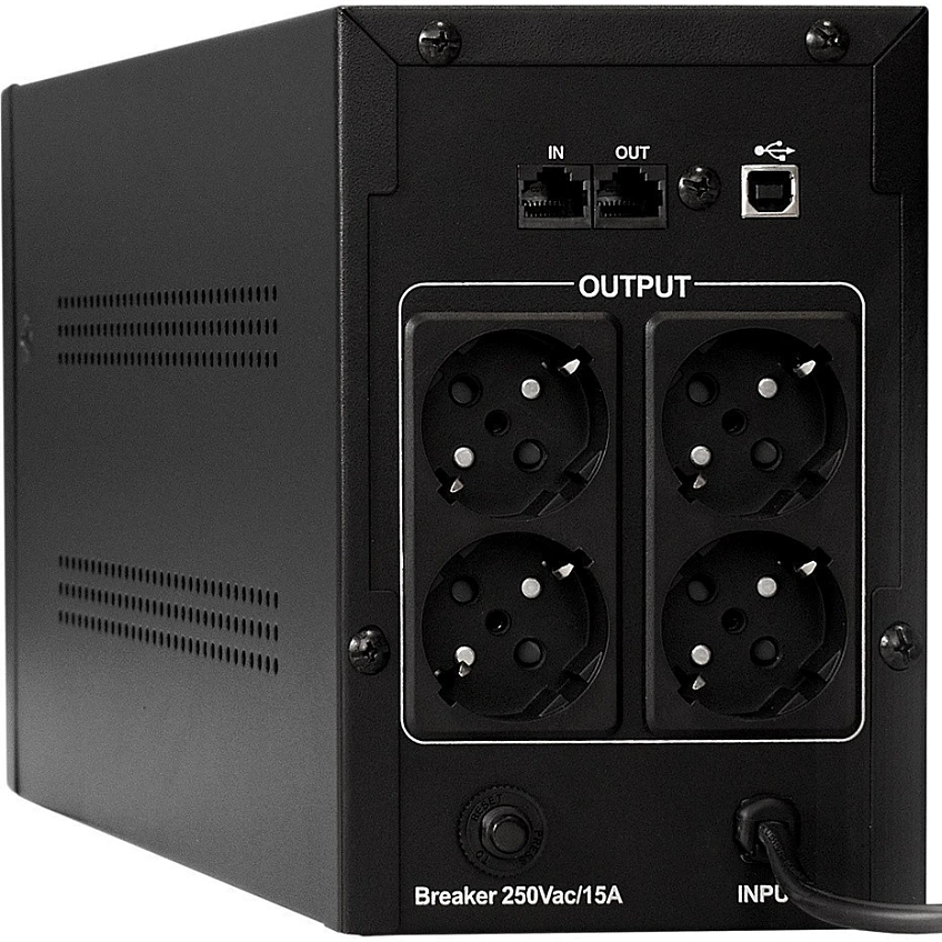 ИБП ExeGate SpecialPro Smart LLB-2000 LCD (EURO,RJ,USB) - фото 2